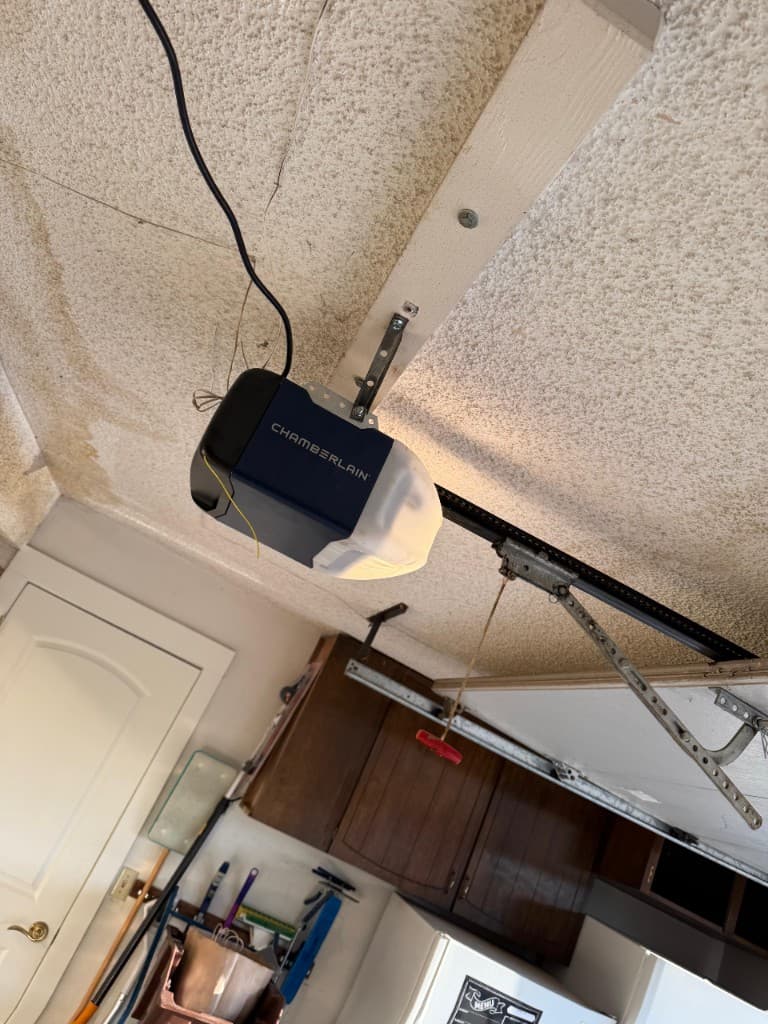 Opener Replacement on a Pacific Northwest home professional garage door service in Portland and Salem Metro